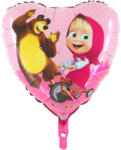 Grabo Balon folie inima Masha si Ursul 46 cm