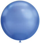 Balloons4party Set 2 baloane latex jumbo albastru chrome 46 cm