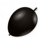 Balloons4party Set 10 baloane latex doua capete link o loon negru 15 cm