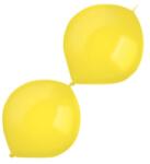 Balloons4party Set 10 baloane latex doua capete link o loon galben soare 15 cm