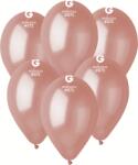 Gemar Rózsaszín arany metál lufi 26 cm 100 db