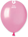 Gemar Metál lufi világos rózsaszín 13 cm 100 db