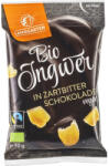 LANDGARTEN Ghimbir bio invelit in ciocolata amaruie fara gluten, 70 g