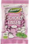 dennree Bomboane cu menta si ciocolata amaruie eco, 100 g