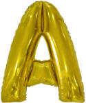 Amscan A betű fólia lufi 86 cm - arany