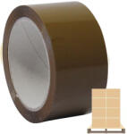 BESTOFFICE Barna színű csomagolószalag, ragasztószalag - 48 mm széles - 60 m hosszú - 36 db/karton - RAKLAPOS - INGYEN SZÁLLÍTÁS (RYL_44001_raklap_FREESHIP)