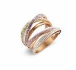  Victoria Rose gold színű színes köves gyűrű (VBNCZ27854) - sandori