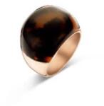  Victoria Rose gold színű barna mintás gyűrű (VBNAL22858) - sandori