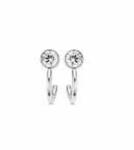  Victoria Ezüst színű fehér köves fülbevaló (VBNAY07810)