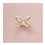  Victoria Rose gold színű fehér köves gyűrű (VBNCZ27154) - sandori