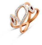  Victoria Rose gold színű fehér köves gyűrű (VBNCZ29862) - sandori