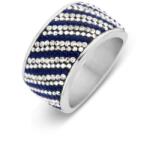  Victoria Ezüst színű kék, fehér köves gyűrű (VBKRZ13856) - sandori