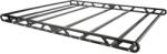 La Prealpina Sigma Railing Tetőkosár 124 x 104 cm fekete acél tetőkorlátos tetőcsomagtartó készlet 11222 (6090)