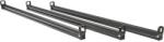 La Prealpina LP Professional 124 cm-es fekete acél talpkészlet nélküli rúd készlet 10724 (10724)