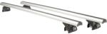 La Prealpina LP58 Special 124 cm-es ezüst alumínium integrált tetőkorlátra szerelhető tetőcsomagtartó készlet 10475 (10475)