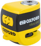 Oxford Lacat Antifurt Blocare Disc Moto Oxford Micro XA5 Alarm Disc, Negru - Galben (LK213)