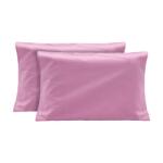 Heinner Set de 2 fete de perna din 100% Bumbac , densitate 144TC. Dimensiune 50x70 cm . Sistem de inchidere tip plic (HR-2PLW50/70PNK) - Technodepo