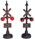 Lemax vasúti átjáró jelző - dekorfalvak