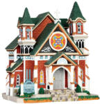 Lemax Darlington templom Caddington Village - dekorfalvak