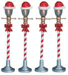 Lemax 4 utca lámpa kalapban Santas Wonderland kollekció