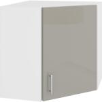 haaus Corp Superior Colt Karo, Gri Lucios/Alb, MDF, 60 x 60 x 60 cm (924195)