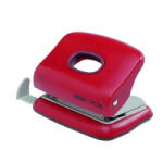 Rapid 23256402 'FC20' lyukasztó, 20lap meggyvörös (E23256402) (E23256402)