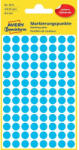 AVERY Etikett címke, o8mm, jelölésre, 104 címke/ív, 4 ív/doboz, Avery kék (3011) - toptoner