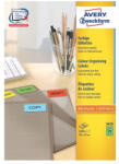 AVERY Etikett címke, 70 x37mm, univerzális, 24 címke/ív, 100 ív/doboz, Avery zöld (3450) - toptoner