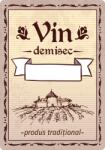 Label Print Etichete sticle personalizate, Vin demisec, 100x70 mm, 1000 buc rola (06905631014401)