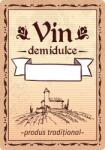 Label Print Etichete sticle personalizate, Vin demidulce, 100x70 mm, 1000 buc rola (06905631020501)