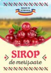 Label Print Etichete sticle personalizate, Sirop de merisoare, 100x70 mm, 1000 buc rola (06905631008801)