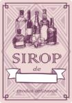 Label Print Etichete sticle personalizate, Sirop produs artizanal, 100x70 mm, 1000 buc rola (06905631019301)