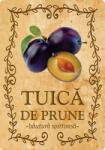 Label Print Etichete sticle personalizate, Tuica de pruna, 100x70 mm, 1000 buc rola (06905631020601)