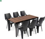 Keter Parker Large 6+1 kerti bútor garnitúra szett dió-grafit 260576_207061_6