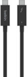 Belkin Cablu video Belkin USB-C - USB-C, Thunderbolt 4, 2 m, negru (BEL-0148)