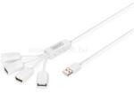 ASSMANN DA-70216 Spider Slim USB HUB 4 Port 2.0 (DIGITUS_DA-70216) (DIGITUS_DA-70216)