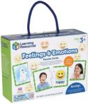 Learning Resources Детска игра Learning Resources - Карти-пъзел Чувства и емоции, 48 части (LER6091) - ozone