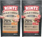 RINTI MAX-I-MUM Beef cu vita 12 kg + Chicken cu pui 12 kg pachet hrana pentru caini