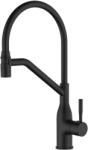 Laveo COLINA rugalmas kétfunkciós csaptelep, matt fekete - konyhaluxnet