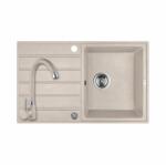 Laveo MARGARITA Gránit Mosogató CSAPTELEPPEL bézs