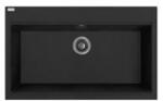 Laveo TAU 8 Gránit Mosogató matt fekete