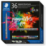 STAEDTLER Ecsetirón készlet, 'Pigment brush 371', 36 különböző szín (TS371C36) (TS371C36)