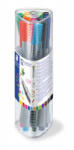 STAEDTLER Tűfilc készlet, 0, 3 mm, 'Triplus 334', 12 különböző szín (TS334PR12) (TS334PR12)