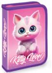 S-Cool tolltartó, Kitty Love, felszerelt, 1 cipzár, 2 bővítő, 32 db