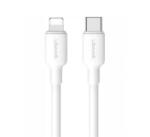 USAMS U84 adatkábel (Type-C - lightning, 20W, PD gyorstöltő, 100cm) FEHÉR (SJ610USB01) (SJ610USB01) - aqua