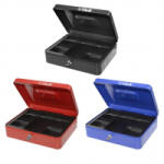 Home Bluering PNZK fém pénzkazetta, 5 rekeszes, 2 kulcs (PNZK)