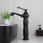 Balneum Dark Hullám fekete mosdó csaptelep (BL-PM10)