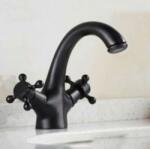 Balneum Fekete Vintage csillag gombos mosdó (BL-A22)