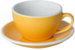 LOVERAMICS Egg Cappuccino csésze + csészealj 200ml, sárga