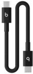 Beats Audio Cablu de date Apple Beats USB-C la USB-C, 20 cm (Negru) (MEQ94EE/A)